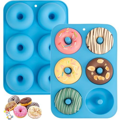 Non Stick Silicone Donut Pan Set of 2 (3.5 Count)