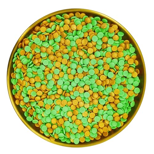 St. Patrick's Day Sequins Edible Sprinkles Pastel Confetti Sequins Quin Sprinkles Decorating Perfect for Cakes