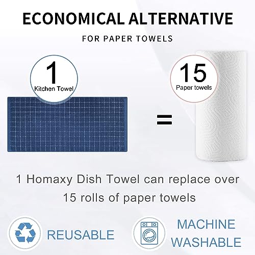 100% Cotton Terry Kitchen Towels (6 Count)