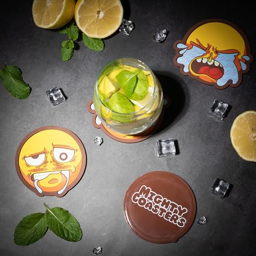 Set of 6 Funny Coasters for Adults (6 Count)