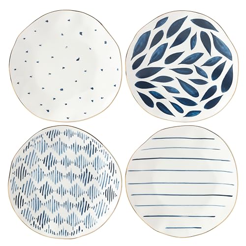 Blue Bay Porcelain Dessert Plates (4 Count)