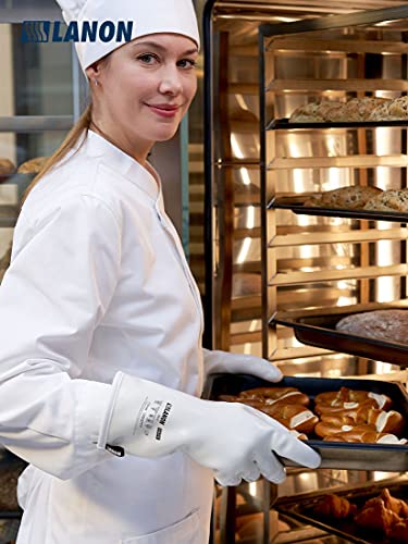 LANON Liquid Silicone Oven Mitts (2 Count)