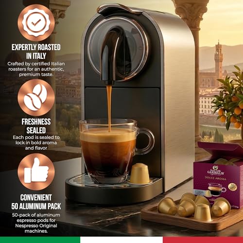 Gran Caffè Garibaldi Espresso Pods (50 Count)