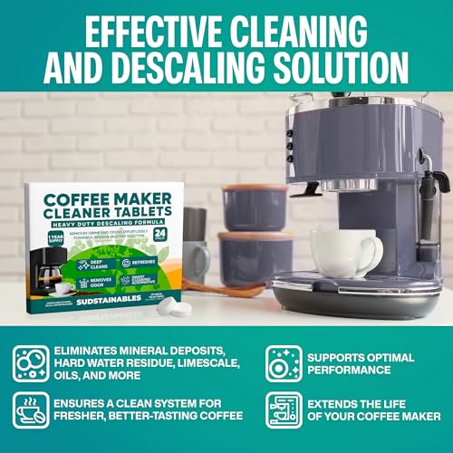 Coffee Maker Cleaner Tablets (24 Count)