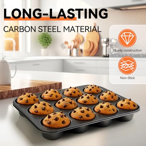 2 Pack Muffin Pan for Baking (2 Count)