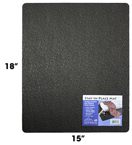 Stay-in-Place Machine Mats - 2 Pieces - 11" x 14" & 15" x 18" - Made in USA