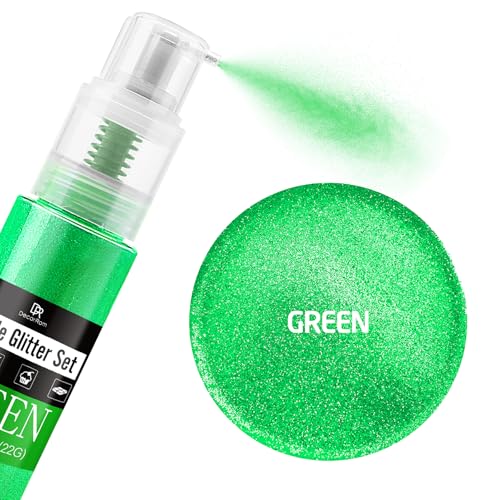 Green Edible Glitter Spray