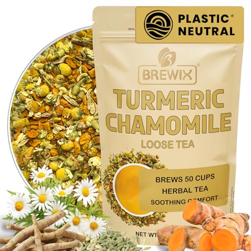 Turmeric Chamomile Loose Leaf Herbal Tea (3.53 Ounce)