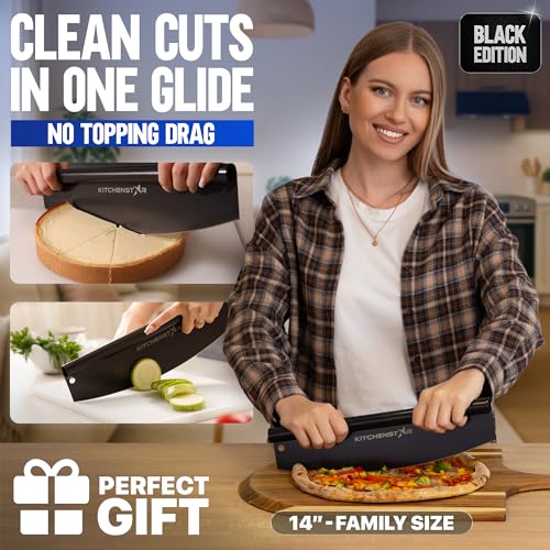 14 Inch Pizza Cutter Rocker Blade
