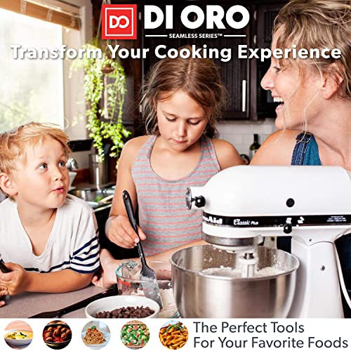 DI ORO Silicone Cooking Spoons (2 Count)