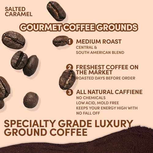 Salted Caramel Ground Coffee (12 Ounce)