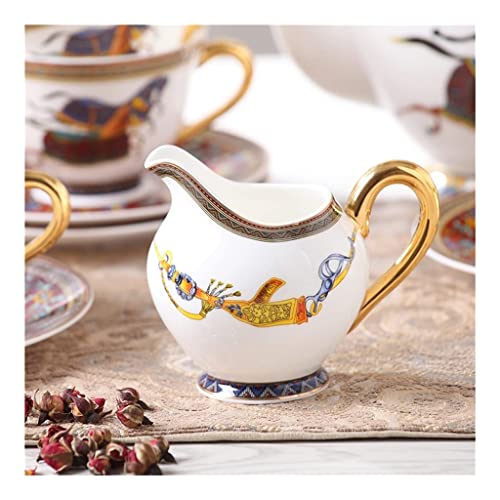 American Retro Horse Ritual Bone China Coffee Cup Saucer teapot Teacup Afternoon Tea Flower Tea Set Coffee Set Wedding Gift Gift Box