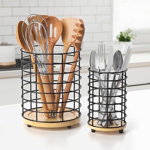 Coffee Pod Holder & Coffee Stirrers Holder Set