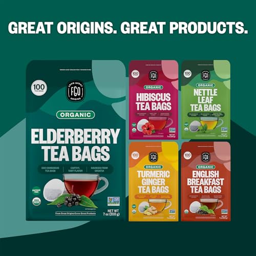 Organic Elderberry Tea (100 Count)