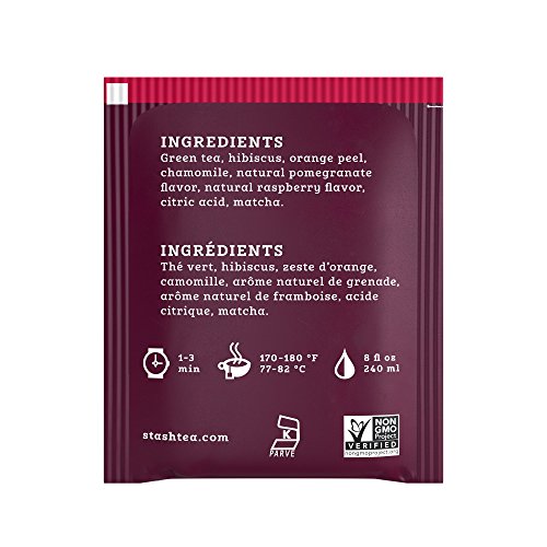 Tea Pomegranate Raspberry Green Tea (180 Count)