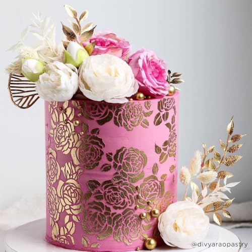 Rose Cake Stencil