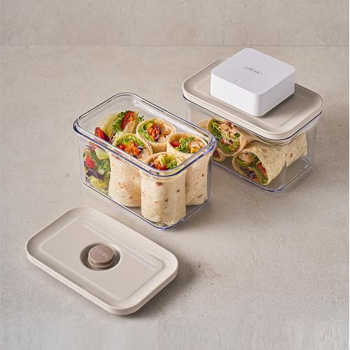 Premium Airtight Food Storage Container. Special Edition Mercury Color 8P