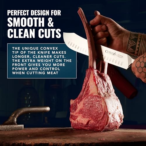 Butcher Knife 10" Bullnose Carving Knife for Meat