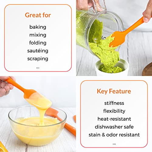 Chef Series 3 Piece Silicone Spatula Set (3 Count)