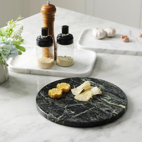 Indian Round Marble Cutting Board for Kitchen