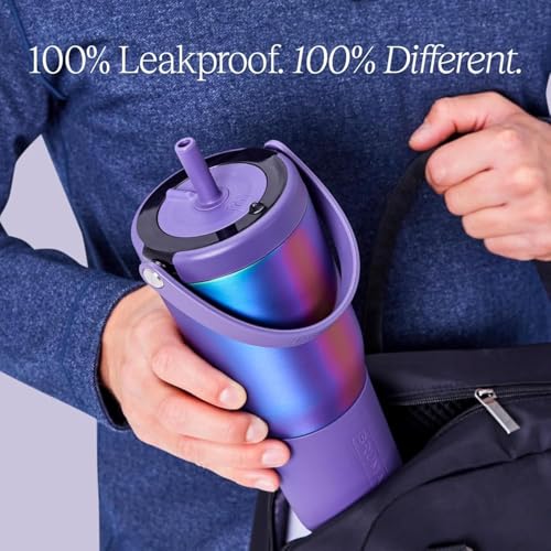 Resa 35oz 100% Leakproof Travel Tumbler with Handle & Straw