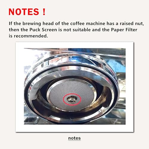 V4 Espresso Puck Screen 0.8mm Thickness Honeycomb Mesh Double Layer Black Protective Coating for Coffee Portafilter Basket