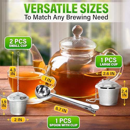 Tea Infuser Set of 3 (4 Count)