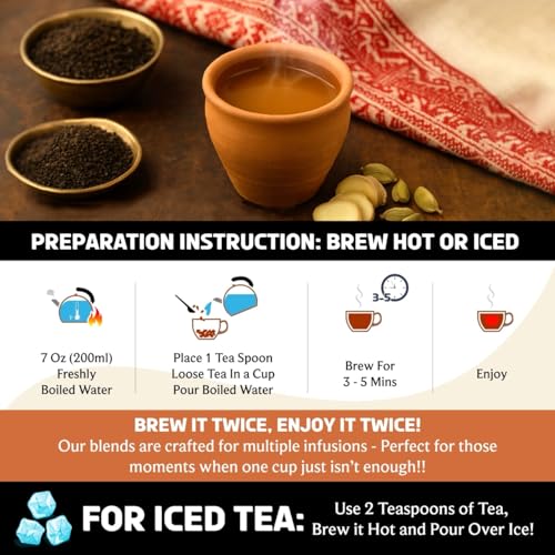 Royal Bengal Masala Chai Tea Loose Leaf (3.53 Ounce)