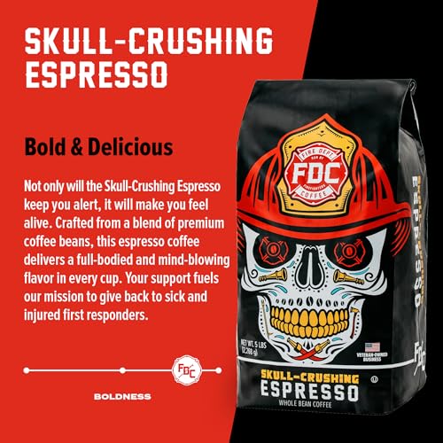 Skull Crushing Espresso Whole Bean Coffee (80 Ounce)