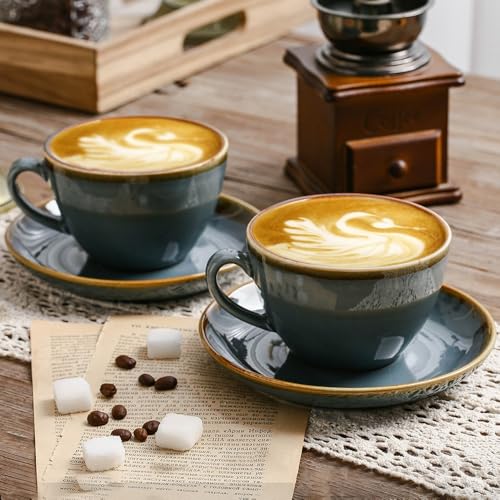 Ceramic Cappuccino Cup Set of 4 (7.8 Count)