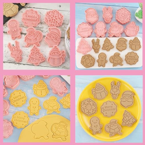 8Pcs Christmas Cookie Cutters (8 Count)