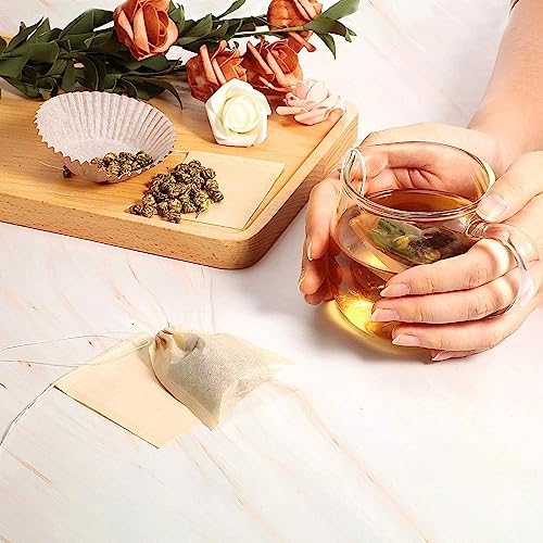 300 Pcs Disposable Tea Bags for Loose Leaf Tea (400 Count)
