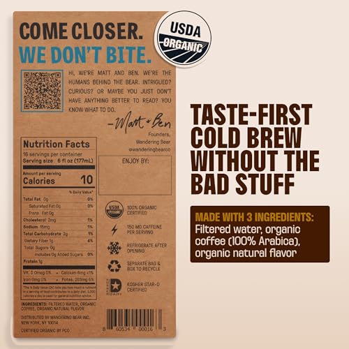 Organic Vanilla Cold Brew On Tap (96 Fl Oz)