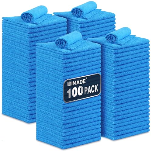 Shop Towels 100 Pack Commercial Grade Work Rags Microfiber Towels (100 Count)