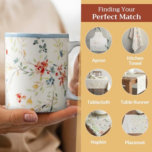 Coffee Mug with Handles Tea Cups (2 Count)
