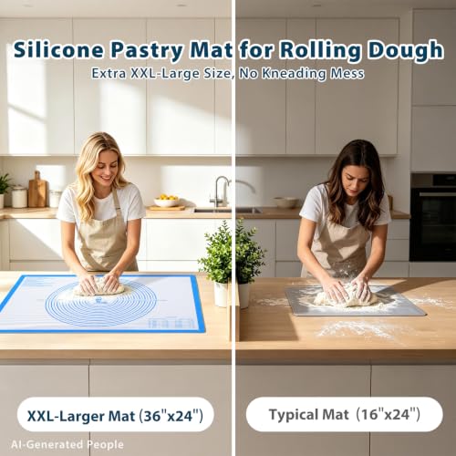 XXL Large Pastry Mat For Rolling Dough