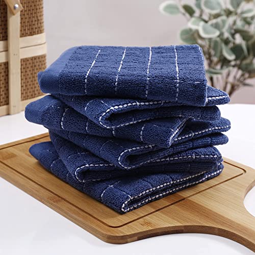 100% Cotton Terry Kitchen Dish Cloths (24 Count)