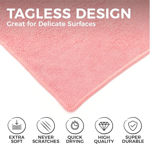 All Purpose Microfiber Terry Cleaning Towels (12 Count)