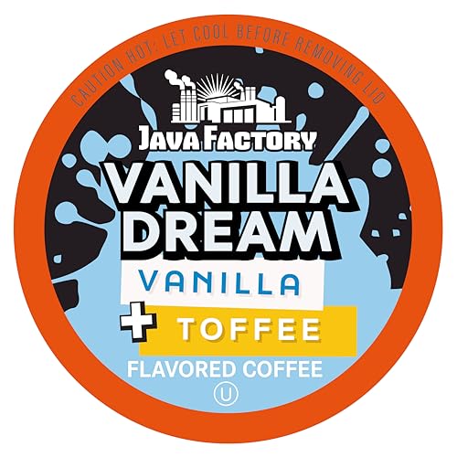 Coffee Pods Vanilla Flavored Coffee Compatible with K Cup Brewers Including 2.0 (80 Count)