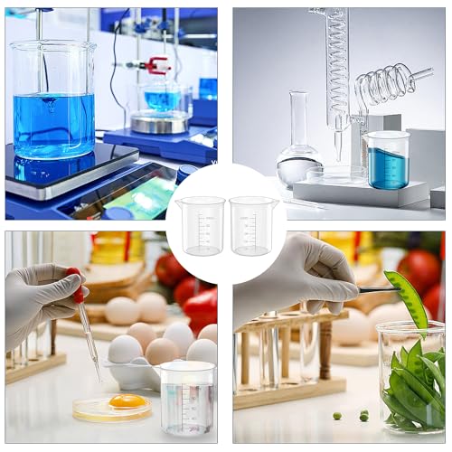12 Pcs 10 Oz Transparent Experiment Measuring Cup