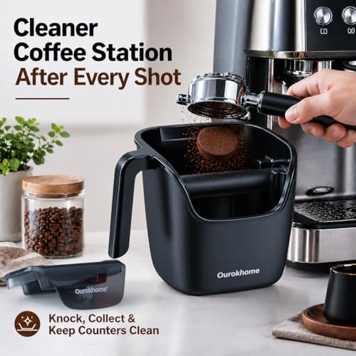 Espresso Knock Box with Lid