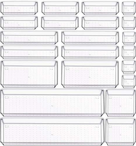 22 Pcs Drawer Organizer Bins (22 Count)