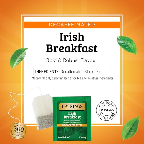 Decaffeinated Irish Breakfast Black Tea Bags (120 Count)