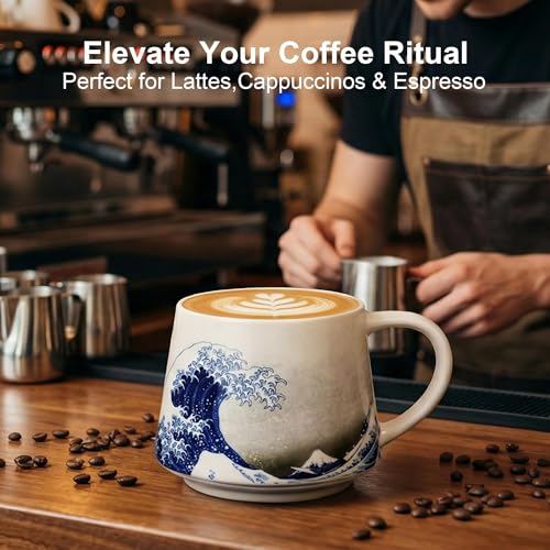 12oz Ceramic Coffee Mug With Handle