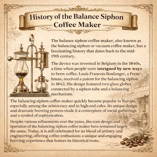 Belgian Balance Syphon Vacuum Coffee Maker