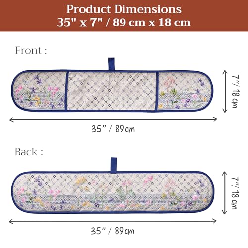 Double Oven Mitts 100% Cotton Double Oven Glove