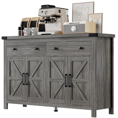 55" Sideboard Buffet Cabinet with Storage