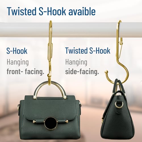 10 Pack Metal S Hooks for Hanging (10 Count)