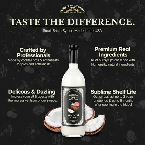 Coconut Syrup for Cocktails (25.4 Fl Oz)