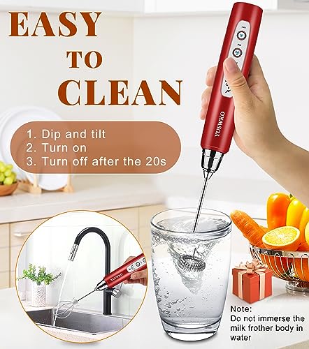Handheld Milk Frother Wand for Coffee